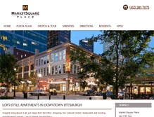 Tablet Screenshot of marketsquareplace.com